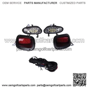 EZGO TXT - Freedom - Valor Golf Cart LED Headlight & Tail Light Kit 2014 - UP