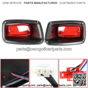 For EZGO TXT ST Golf Cart Full LED Rear Tail Light 1995-2013(2 LED Taillights)