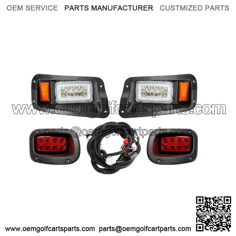 Golf Cart LED Light Kit Fit EZGO Freedom Street Legal Turn Signals Light 12-48V
