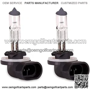 Golf Cart Halogen Headlight Bulb for Club Car DS 1999 up &Precedent 2004-up and EZ-GO 1994-up,12V 37W Headlights, OEM# 101988101, 74004G01 (Pack of 2)