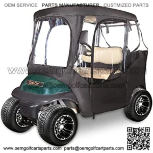 Golf Cart Enclosure 2 Passenger for Club Car DS & Precedent Universal Waterproof Golf Cart Rain Cover