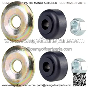 Golf Cart Shock Bushing Kit for Club Car DS Precedent 1982-Up G&E EZGO TXT Marathon 1989-Up 1011415 1010142 10194G1 10435G1