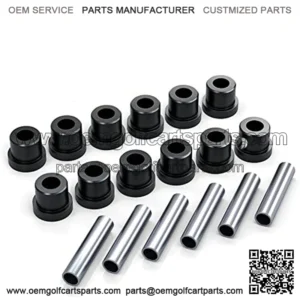 Rear Leaf Spring Bushing & Sleeves Kits for Club Car DS Golf Cart 1981-up & EZGO TXT/Medalist 1994-up, Replaces OEM 70289-G02 70291-G01 1012303 1015583