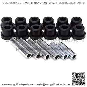Rear Leaf Spring & Shackle Bushing Sleeve Kit for Club Car Precedent 2004-up Golf Cart, OEM# 102506401 102506601 102506301