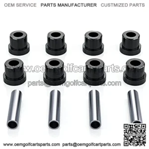 Golf Cart Rear Leaf Spring Bushings & Sleeves Kit for EZGO TXT/Medalist (94+) Gas/Electric, Club Car DS 1992-up, Include 8 Bushings 4 Metal Spacers