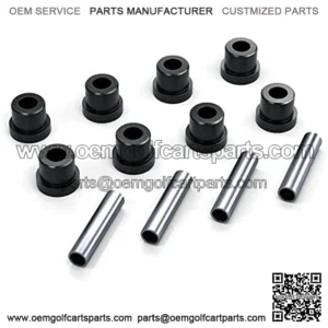 Golf Cart Rear Leaf Spring Bushing Kit for EZGO TXT/Medalist 1994-up Gas/Electric, Club Car DS 1992-up, 8 Bushings 4 Metal Spacers