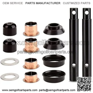 Golf Cart Yamaha King Pin and Bushing Kit Fits Yamaha(G&E) G2/G8/G11/G14/G16/G19/G20 Yamaha Steering Knuckle Kingpin and Bushing Kit OEM #J55-F3516-00, J38-23528-00,J38-23527-00