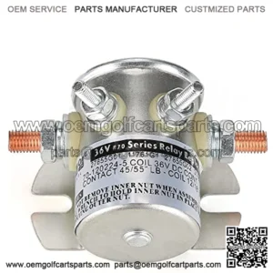 EZGO Solenoid,EZGO TXT 1980-2010 Electric Golf Cart 36 Volt 4 Terminal #70 Series Solenoid Relay,Replace OEM 27855G01, 11761G1, 27855G02, 31680G1, 3016