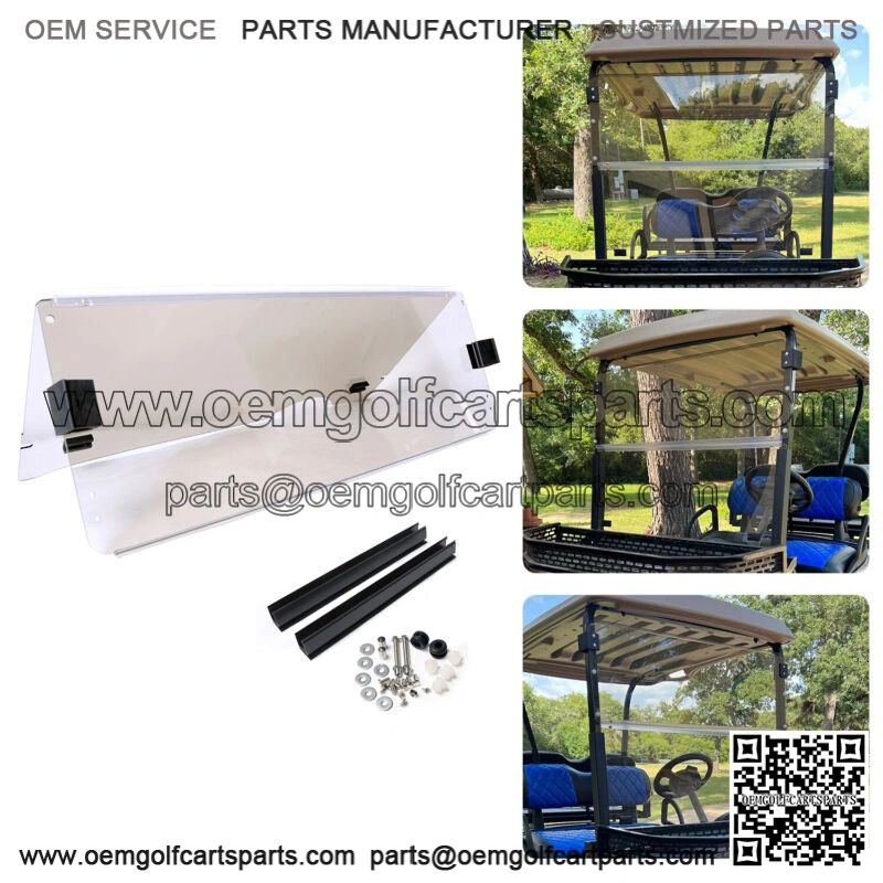 For EZGO RXV Tinted Windshield 2008-UP Folding Style *New In Box Golf Cart Part*