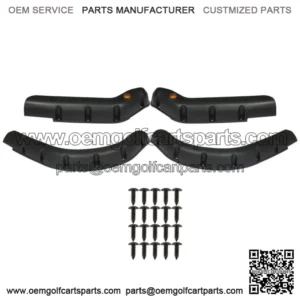 for EZGO TXT Model(Set of 4pcs) Golf Cart Standard Fender Flares Front and Rear