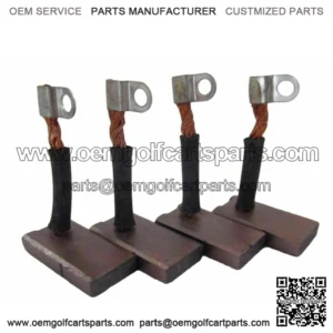 New Brush Set for EZ GO Club Car Yamaha Golf Cart Gas Starter Brushes Set 4pcs