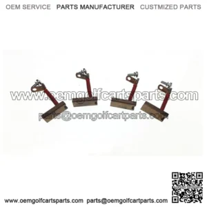 Club Car Golf Cart For Starter Generator Brushes and Screw Set of 4 OE#101869302