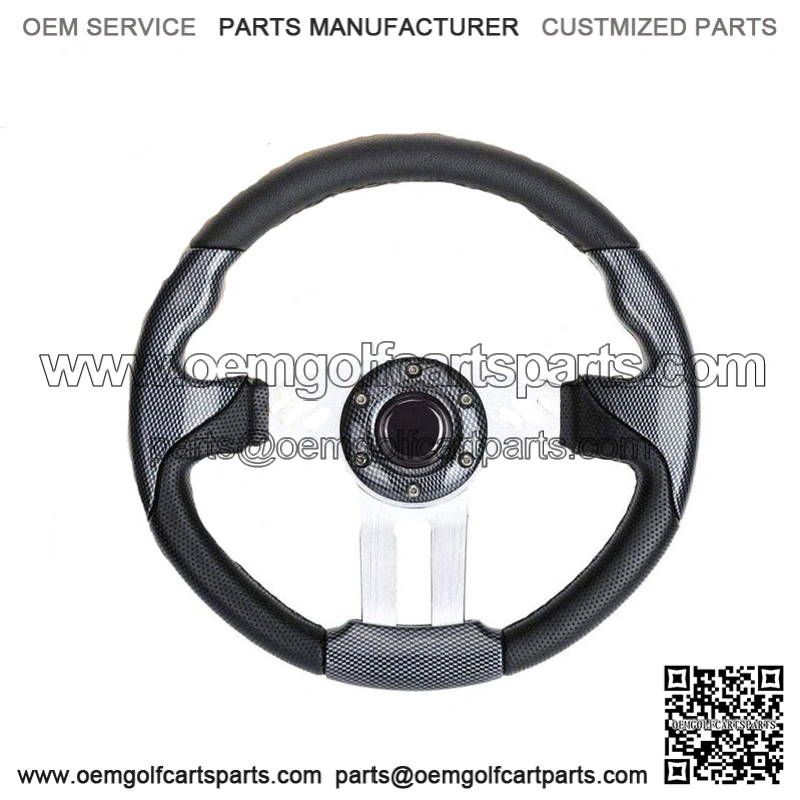 12.5 inch Golf Cart Steering Wheel For Ezgo/Yamaha/Club CAR Carbon Fiber