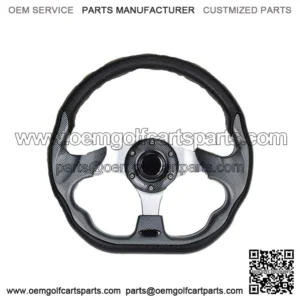 Carbon Fiber Golf Cart Steering Wheel without adapter For Club Car EZGO Yamaha