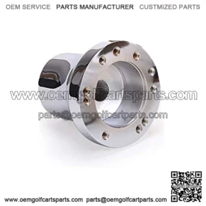 Golf Cart Racing Steering Wheel or Adapter (Sold Separately), Universal for Club Car DS Precedent EZGO RXV & TXT Yamaha Ergonomic Design - Sliver/Black