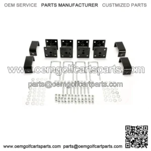 Front & Rear 4" Block Lift Kit Fit EZGO Golf Cart 75-93 Marathon Electric Models