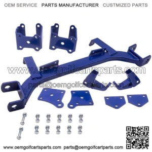 6" Drop Lower Axle Lift Kit for EZGO Golf Cart Electric TXT 1996-2000 Brackets