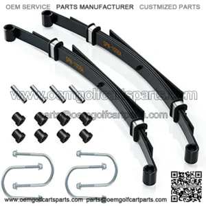 Golf Cart Heavy Duty Rear 4-Leaf Spring Bushing Kit for Club Car