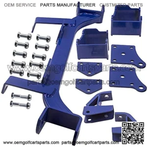 6" Drop Axle Lift Kits with Rear Seat Kit Arm Rest Set for EZGO Golf Cart Electric TXT Model 1994.5-2001.5