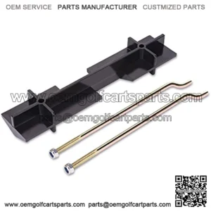 Battery Hold Down Plate with Rods Kit for EZGO TXT 1994-up 36 Volt Electric Golf Cart, OEM# 70045G01 70045-G01 01101G01 01101-G01