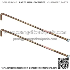 Golf Cart Zinc Plated Battery Hold Down Rod J-Bolt &Nut for EZGO RXV 2008 UP Electric Models Replace OEM# 602896(2 Packs)