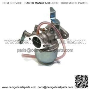 Carburetor with Fuel Line for 1982 - 1987 E-Z-GO 2 Cycle Gas Engine Golf Carts