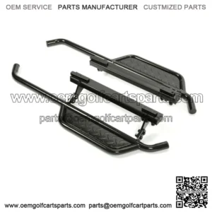 For EZGO TXT 96-21 Golf Cart Pair Heavy Duty Nerf Bars Running Boards
