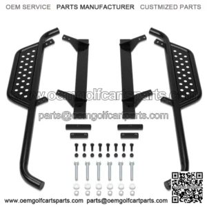 Heavy Duty Nerf Bars / Running Boards for EZGO TXT 1996-2021 Golf Cart Pair