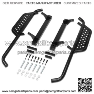 Heavy Duty Nerf Bars / Running Boards for EZGO TXT 1996-2021 Golf Cart(Set of 2)