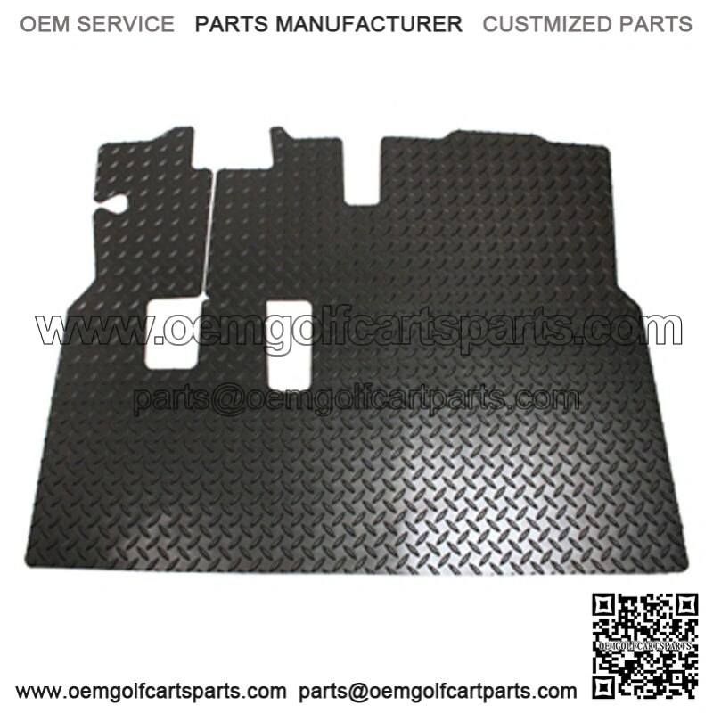 EZGO RXV Golf Cart 2008-Up Diamond Plate Design Floor Mat Shield w/ Horn