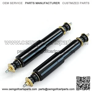 Golf Cart Front and Rear Shock Absorbers for EZGO TXT Golf Carts 1994+, Replaces OEM# 76418-G01, 70248-G01, 70324-G01, 76419-G01 - Set of 2