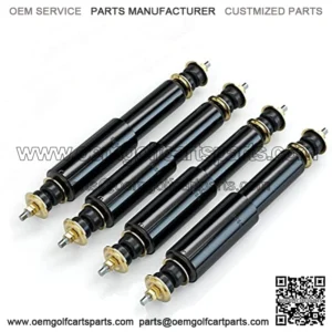 Golf Cart Shocks for EZGO TXT Front and Rear Shocks Absorbers 1994-Up Gas & Electric Models, Replaces OEM #76418-01, 70928-G01 Nivel Part #5006 - Set of 4