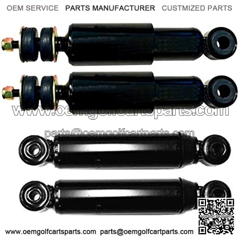 Front + Rear Shock Absorber Set Compatible with Club Car DS Gas/Electric 1014234, 1014235