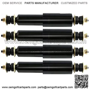 EZGO TXT Shock Absorbers Kit Front and Rear for 1994-Up Electric & Gas Golf Cart Models, Replaces OEM # 76418-01, Nivel Part # 5006