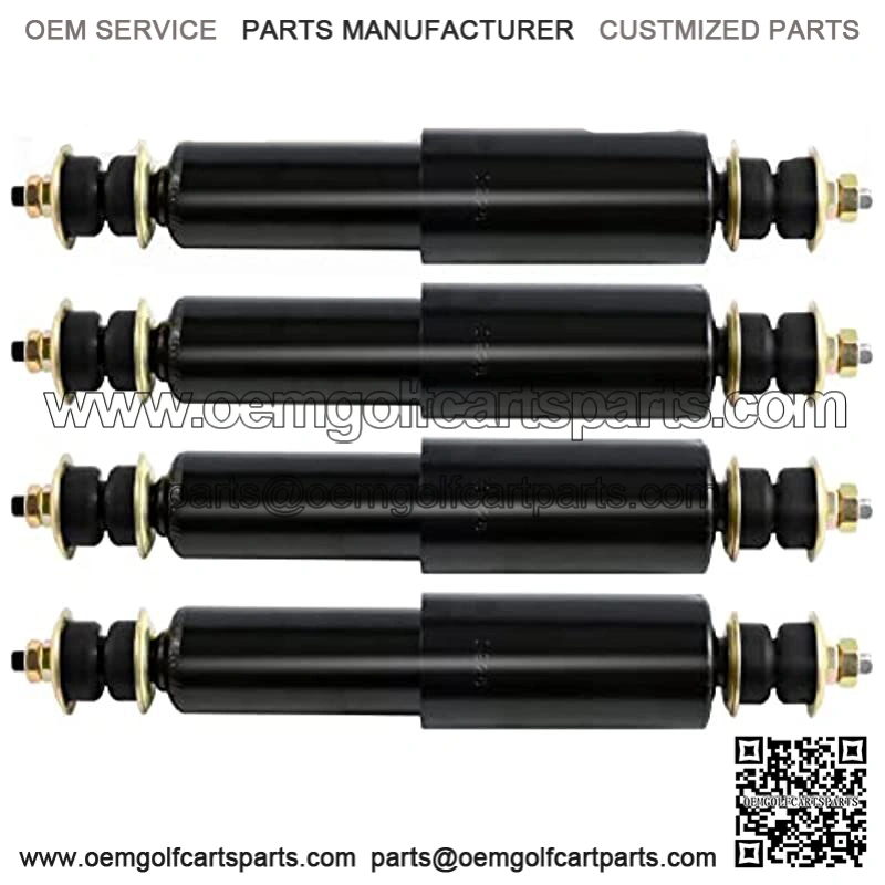 EZGO TXT Shock Absorbers Kit Front and Rear for 1994-Up Electric & Gas Golf Cart Models, Replaces OEM # 76418-01, Nivel Part # 5006