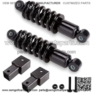 Golf Cart Heavy Duty Rear Shock Absorber Fits Yamaha G29 Repalces OEM#JR6-F2210-00, DO NOT Replace OEM# OEM# JW2-F2210-10, 2PCS