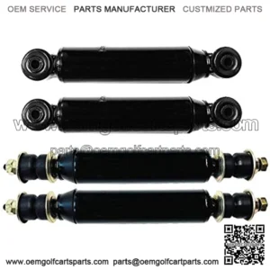 Front + Rear Shock Absorber Set for Club Car Precedent 2004+ Golf Cart 102588501, 102588601