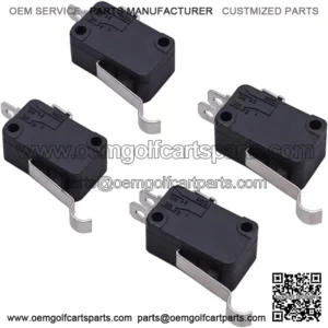 Micro Switch 2 & 3 Prong Switch Kit for Club Car Golf Cart 1014807 1014808 4 Pcs