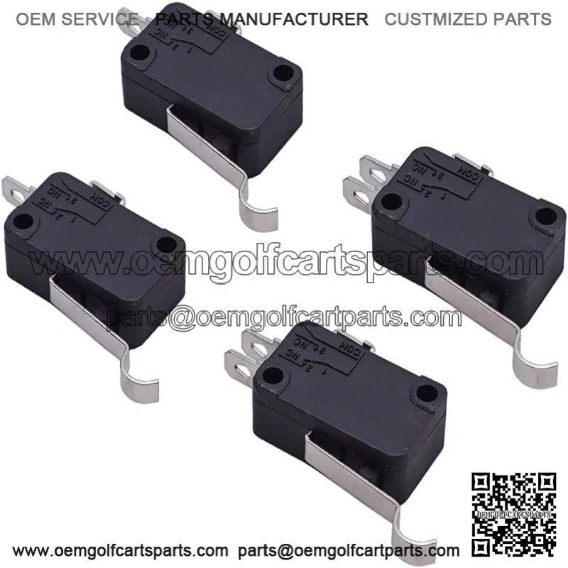 Micro Switch 2 & 3 Prong Switch Kit for Club Car Golf Cart 1014807 1014808 4 Pcs