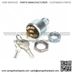 Golf Cart Ignition Switch and Key Stater Switch for EZGO 1981-Up 33639-G01