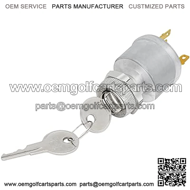 Golf Cart Ignition Switch and Starter Switch Key Fits EZGO (1981-up) TXT Gas/Electric with Lights OEM# 33639G01 33639-G01