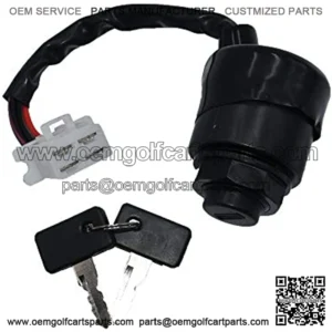Ignition Key Switch 4 Pins Fits Yamaha G14 Gas/Electric Golf Cart Models JN3-82510-00-00