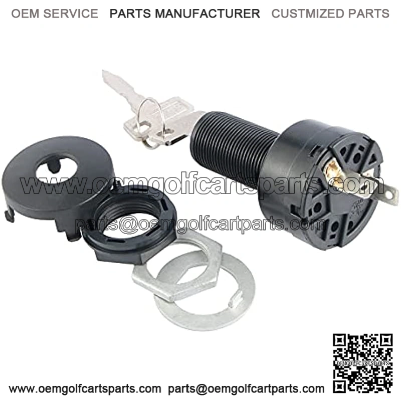Starter Switch, Golf Cart Ignition Switch Club Car Precedent Electric 2004+&2018-UP Tempo 2Terminal,OEM# 102508601