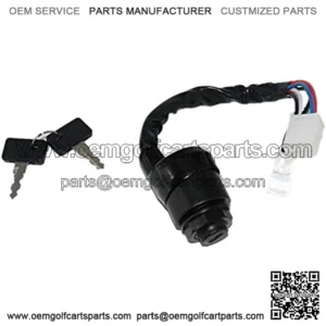 J17-82508-20 Ignition Switch for Yamaha Gas 2 Cycle for Golf Cart G1 1979-1989