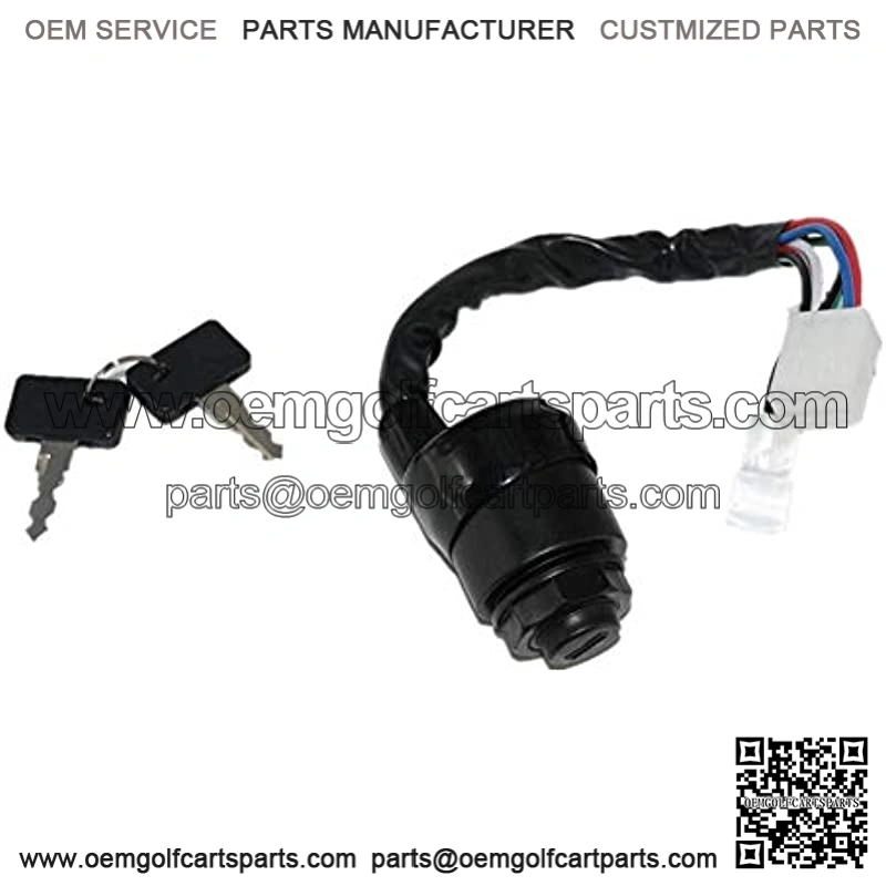 J17-82508-20 Ignition Switch for Yamaha Gas 2 Cycle for Golf Cart G1 1979-1989