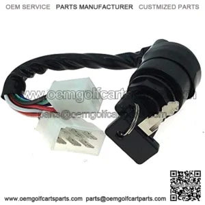 Ignition Switch for Yamaha Gas 2 Cycle Golf Cart G1 Models 1979-1989 Replace J17-82508-20