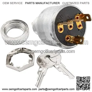 Ignition Switch Key Starter Switch Fits EZ-GO TXT Golf Cart 33639-G01