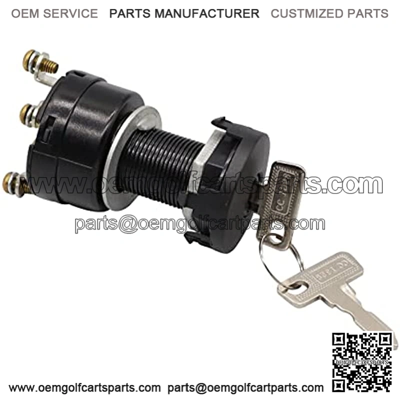Ignition Key Switch for Club Car DS 1996-up Gas Golf Cart OEM# 101826301 4-pin
