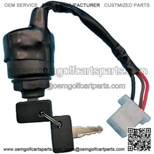Ignition Key Switch & Keys Compatible with Yamaha Golf Cart G14 JN3-82510-00-00 Gas or Electric New Z460