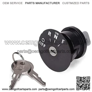 Starter Ignition Key Switch for EZGO RXV 2008-up Electric Golf Cart, OEM# 605637, 609682, 611283
